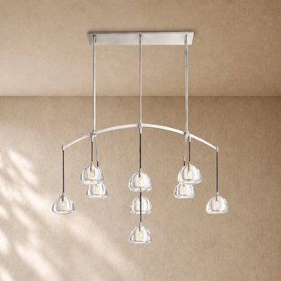 Hemi Linear Chandelier