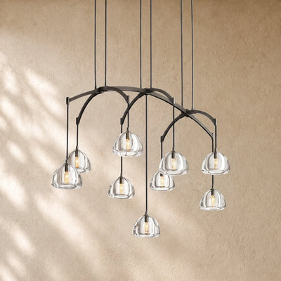 Hemi Linear Chandelier