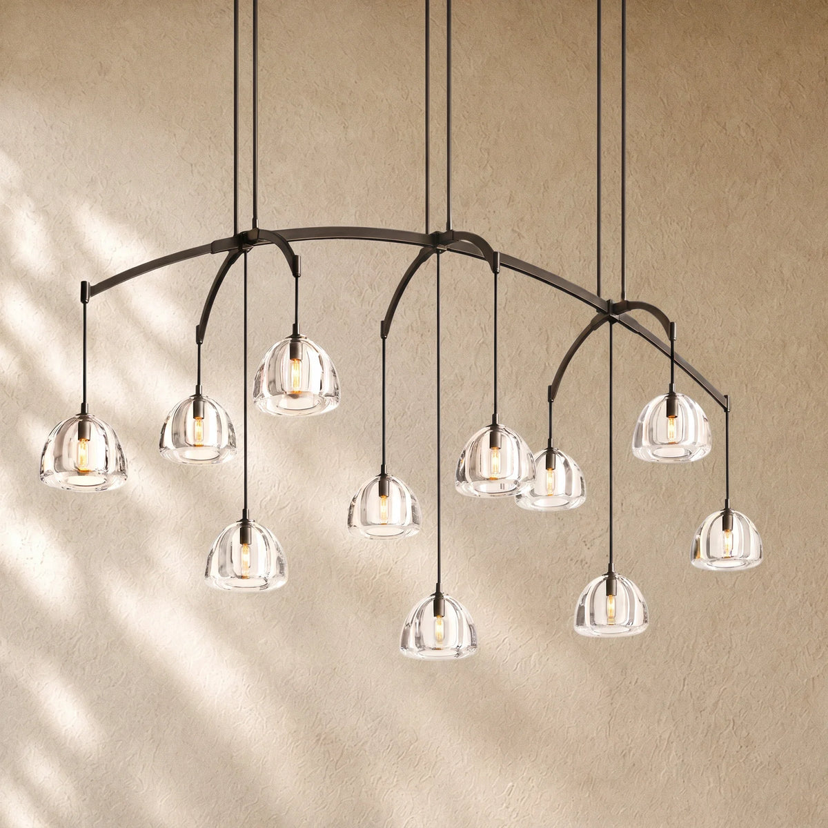 Hemi Linear Chandelier