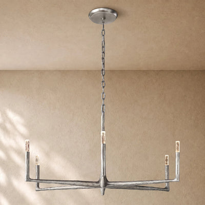 Thadria Forged Round Chandelier 36" 48" 60" 72"