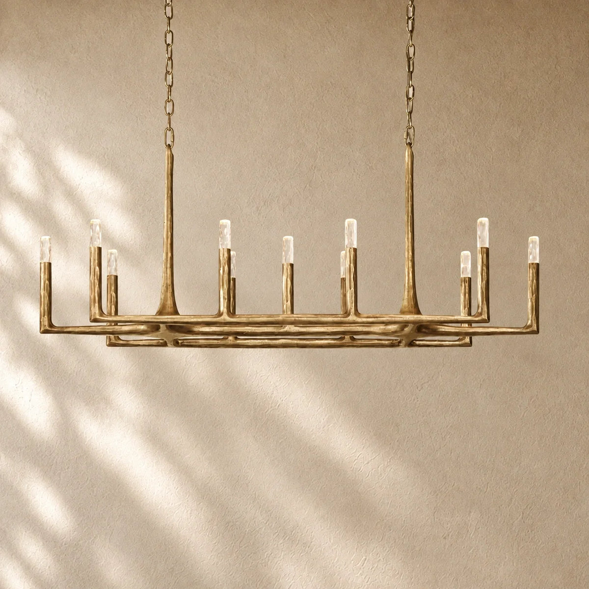 Thadria Forged Linear Chandelier 54" 72" 96"
