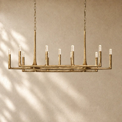 Thadria Forged Linear Chandelier 54" 72" 96"