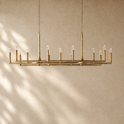 Thadria Forged Linear Chandelier 54" 72" 96"
