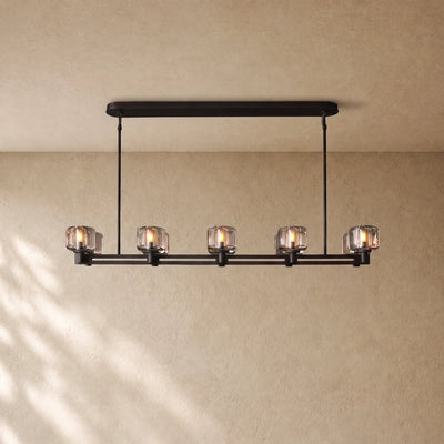 Demaretio Double Linear Chandelier