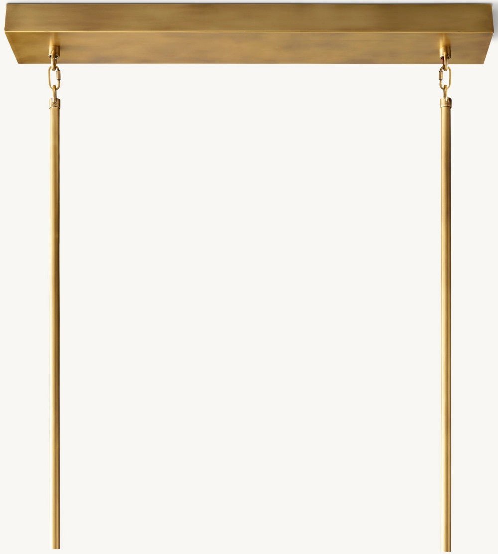 Akachon Rectangular Chandelier 54" - Cyran Lamps