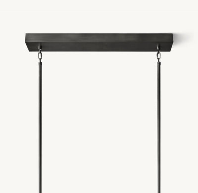 Akachon Rectangular Chandelier 54" - Cyran Lamps