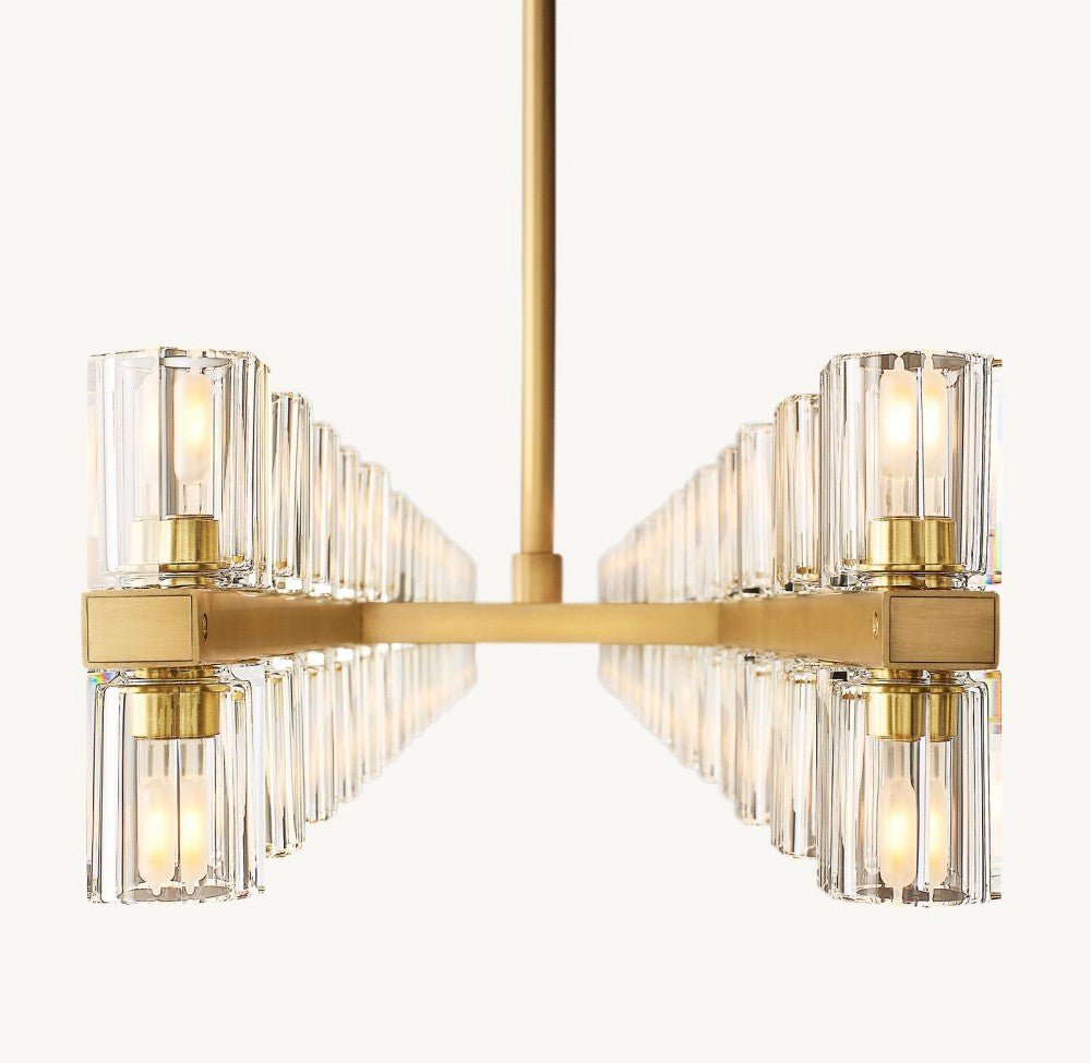 Akachon Rectangular Chandelier 72" - Cyran Lamps