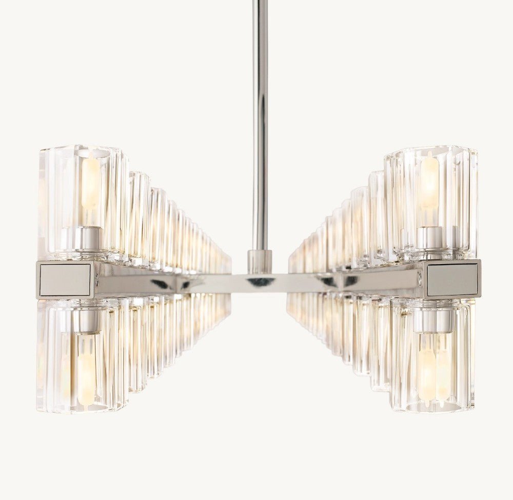 Akachon Rectangular Chandelier 72" - Cyran Lamps