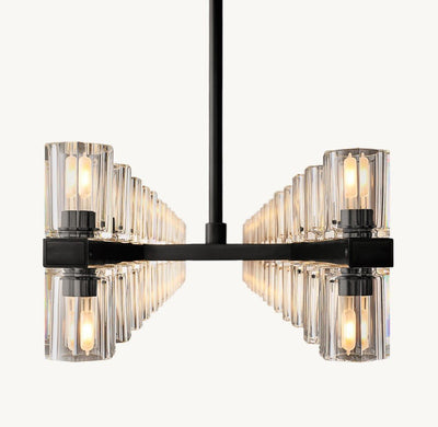 Akachon Rectangular Chandelier 72" - Cyran Lamps