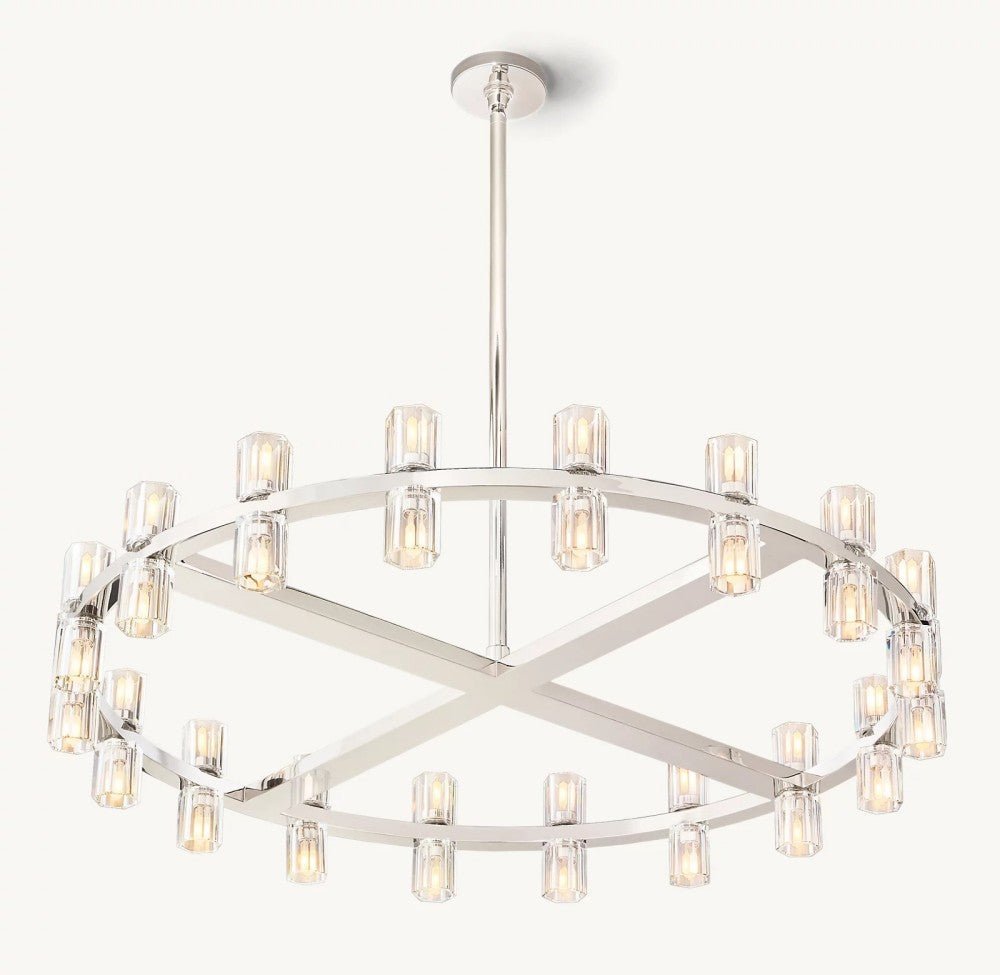 Akachon Round Chandelier 36" - Cyran Lamps