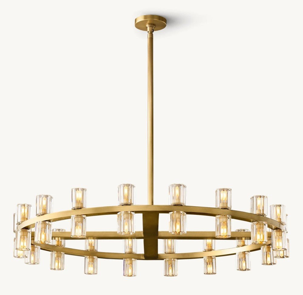 Akachon Round Chandelier 36" - Cyran Lamps