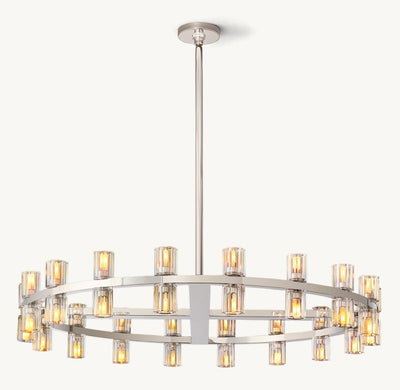Akachon Round Chandelier 36" - Cyran Lamps
