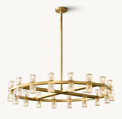 Akachon Round Chandelier 36" - Cyran Lamps