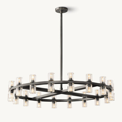 Akachon Round Chandelier 36" - Cyran Lamps