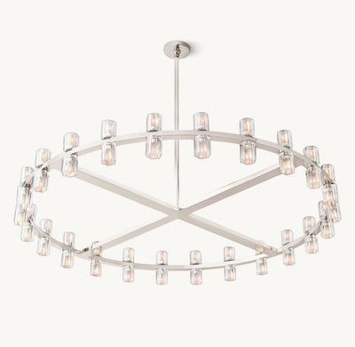 Akachon Round Chandelier 48" - Cyran Lamps