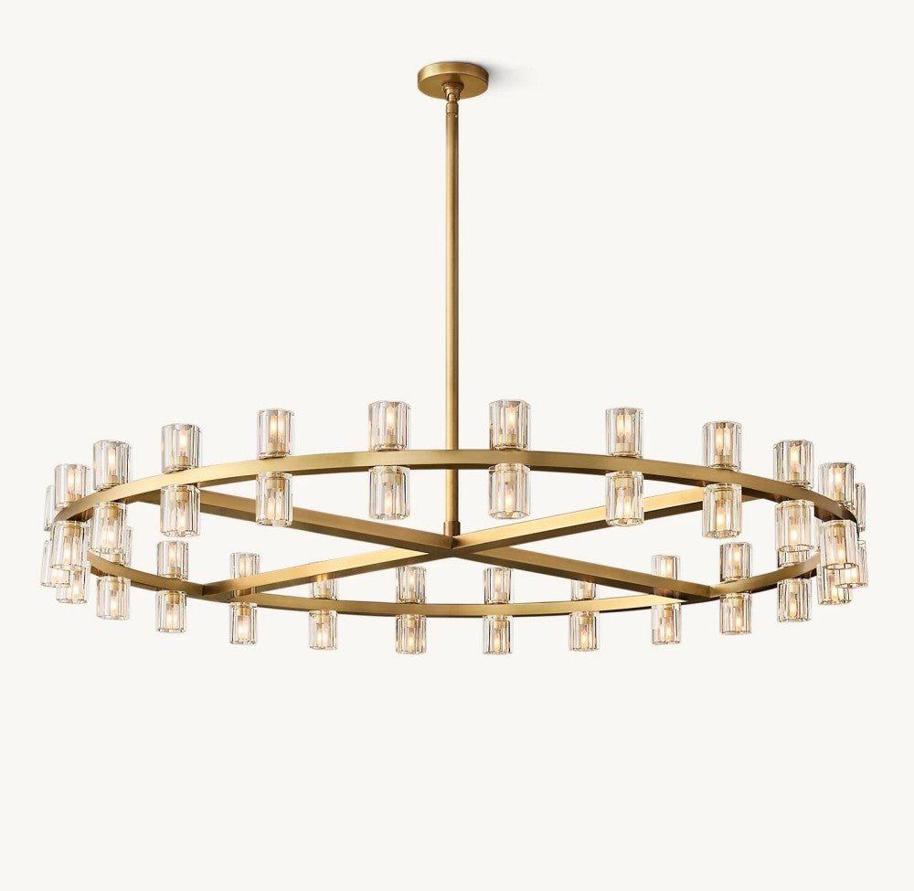 Akachon Round Chandelier 48" - Cyran Lamps