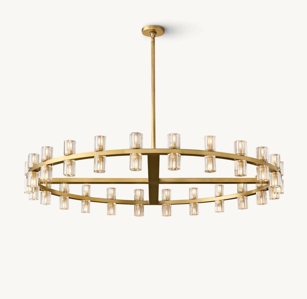 Akachon Round Chandelier 48" - Cyran Lamps