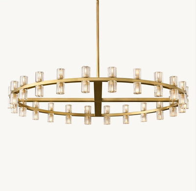 Akachon Round Chandelier 48" - Cyran Lamps