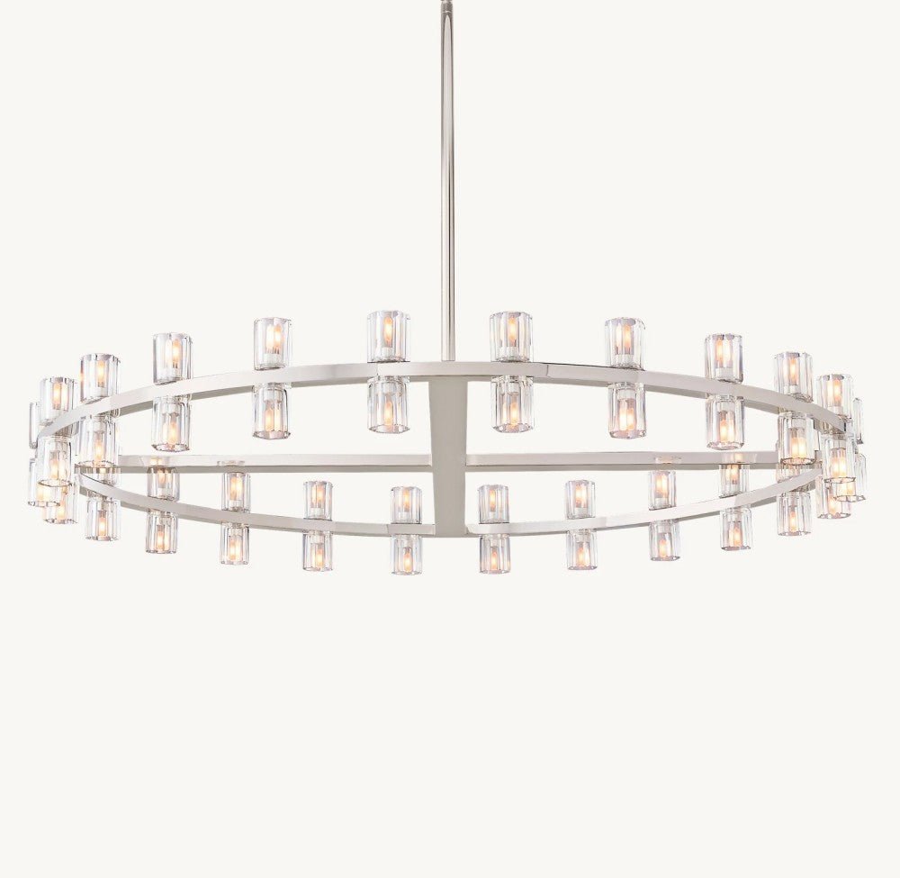 Akachon Round Chandelier 48" - Cyran Lamps
