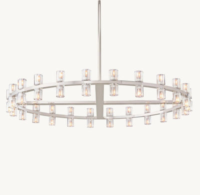 Akachon Round Chandelier 48" - Cyran Lamps