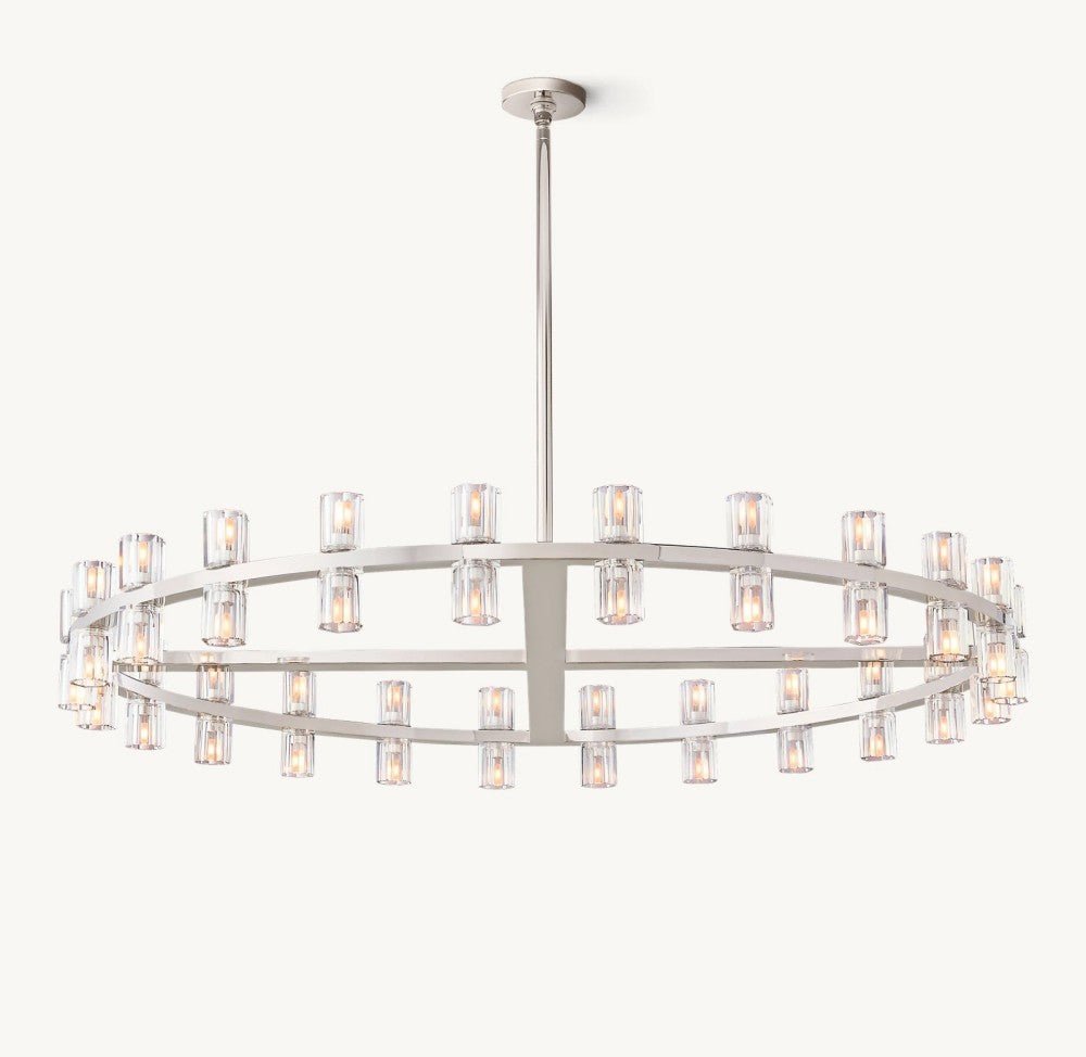 Akachon Round Chandelier 48" - Cyran Lamps