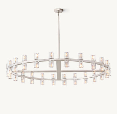 Akachon Round Chandelier 48" - Cyran Lamps