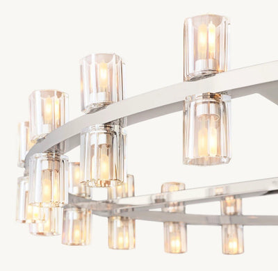 Akachon Round Chandelier 48" - Cyran Lamps