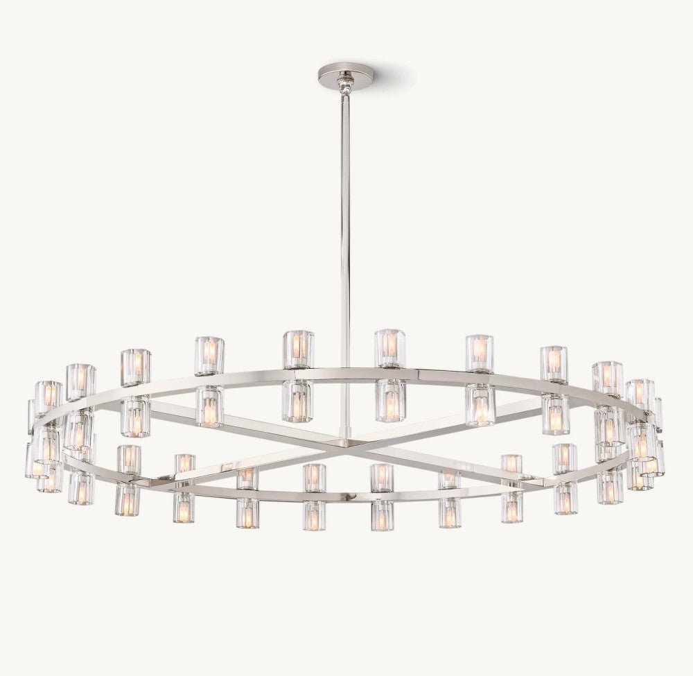 Akachon Round Chandelier 48" - Cyran Lamps