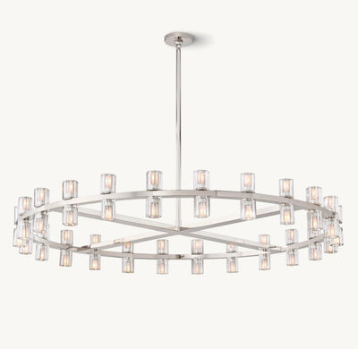 Akachon Round Chandelier 48" - Cyran Lamps