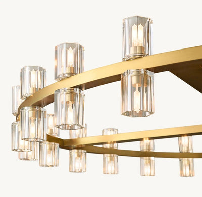Akachon Round Chandelier 48" - Cyran Lamps