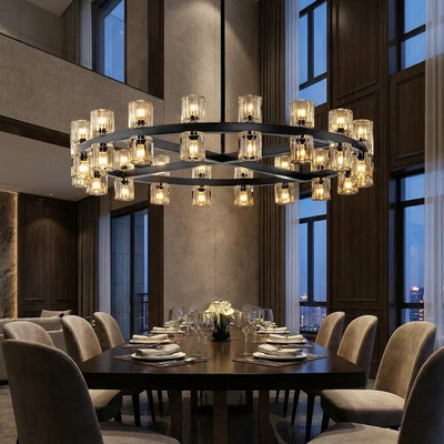 Arcacheno Round Chandelier 36" 48" 60"