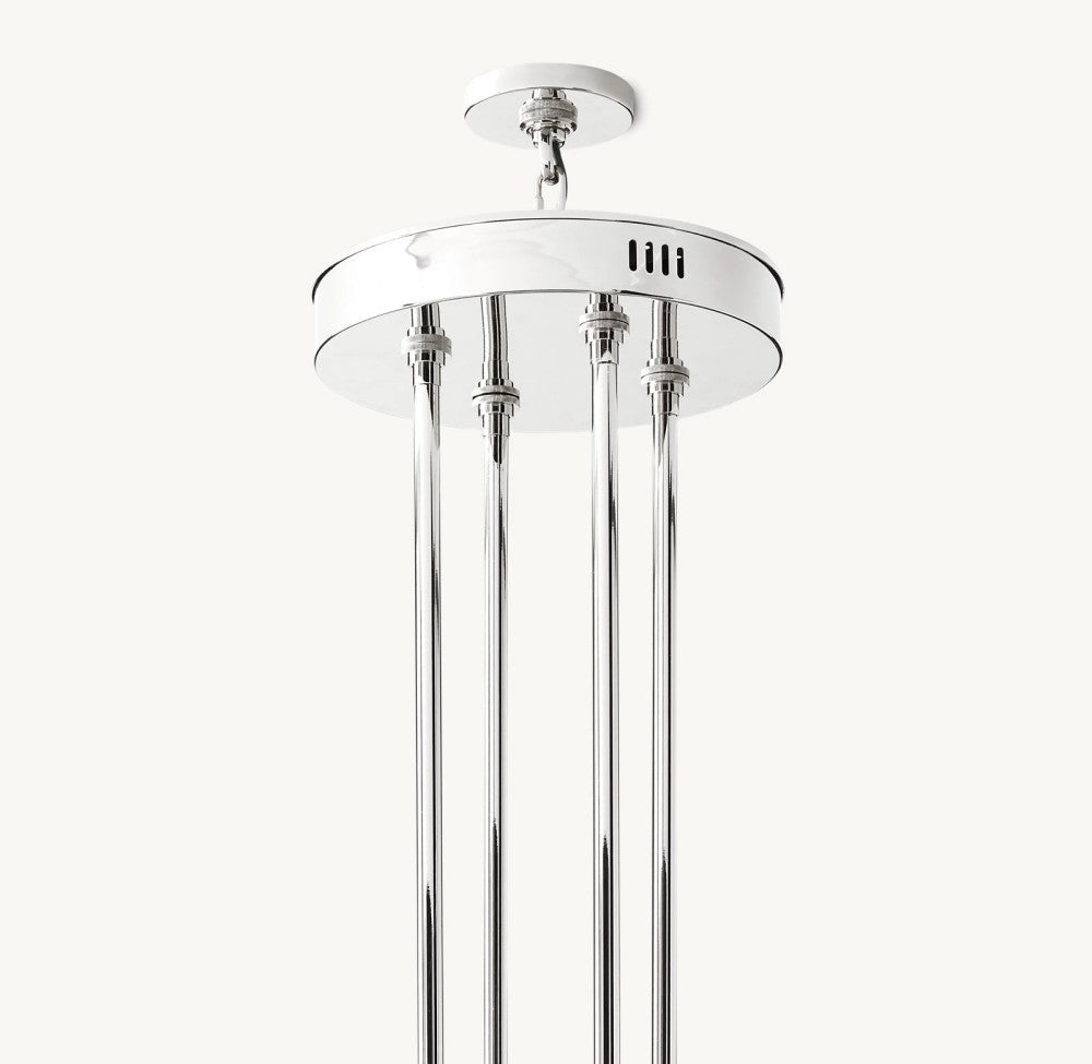Akachon Round Two - Tier Chandelier 60" - Cyran Lamps