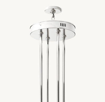 Akachon Round Two - Tier Chandelier 60" - Cyran Lamps