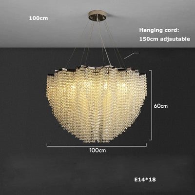 Alleri Crystal Chandelier - cyranlamps