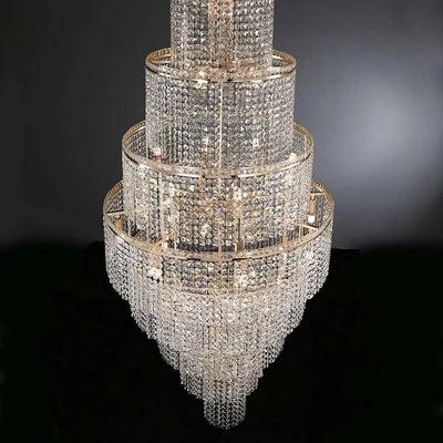 Alleri Crystal Staircase Chandelier - cyranlighting
