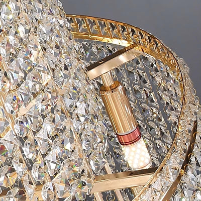 Alleri Crystal Staircase Chandelier - cyranlamps