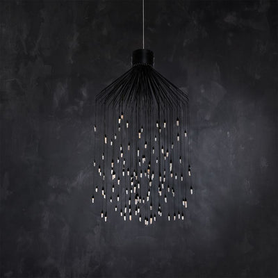 Ambert Crystal Rain Flush Mount - Cyran Lamps