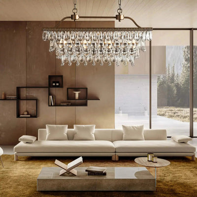 Anabelle Rectangular Chandelier - Cyran Lamps