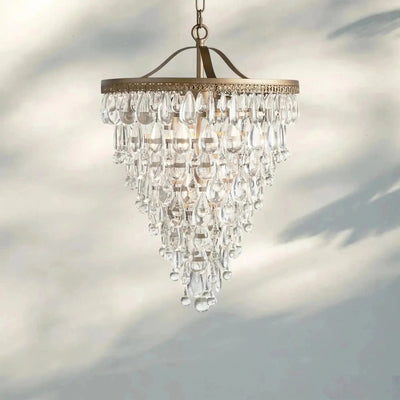 Anabelle Round Chandelier 17''23''H - Cyran Lamps