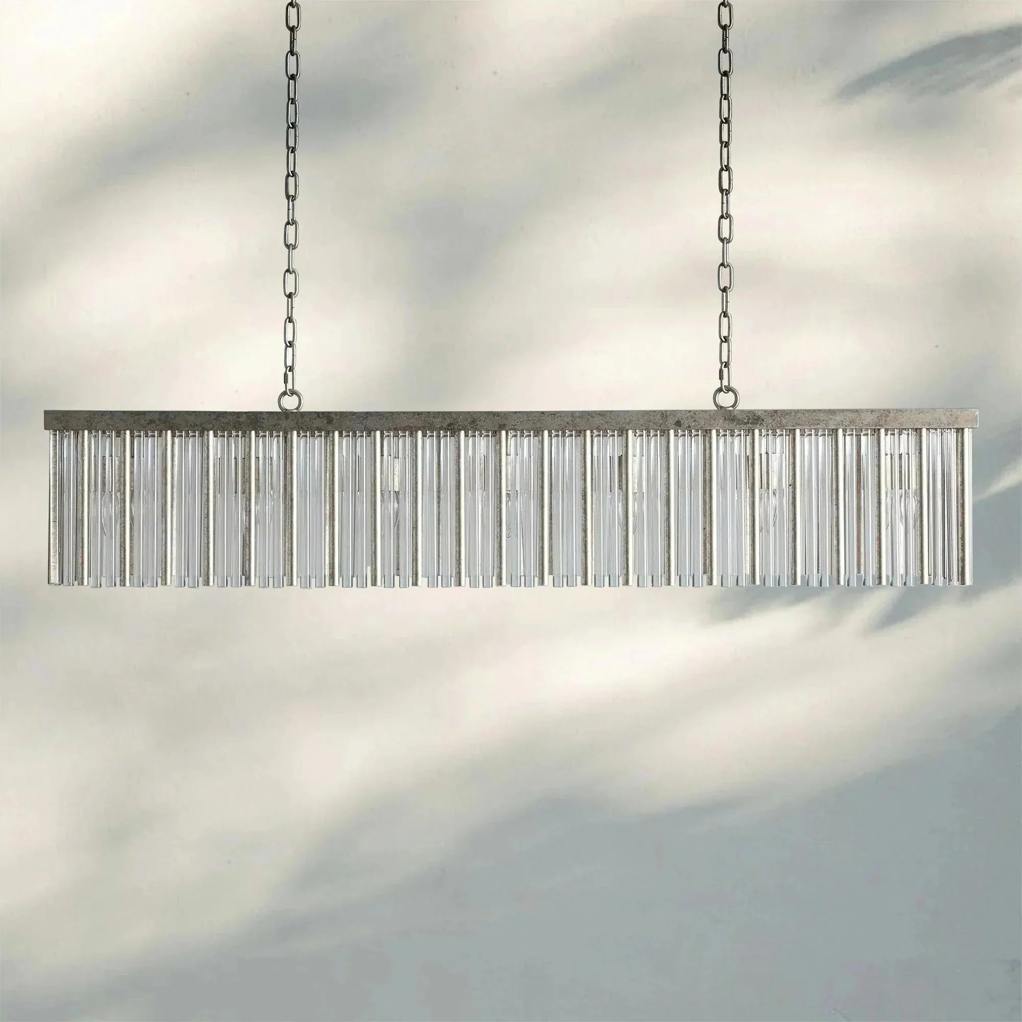 Andalucian Rectangular Chandelier 48'' 56'' - cyranlamps