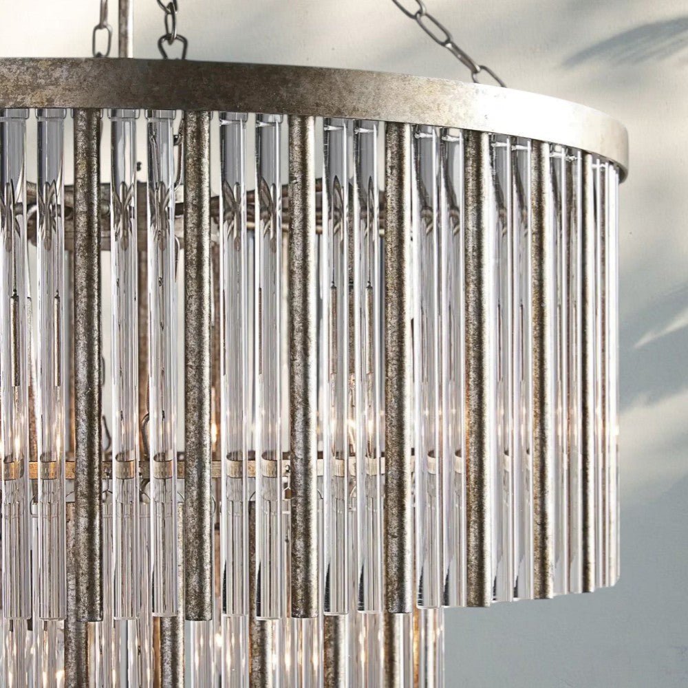 Andalucian Round Chandelier 24"35" - cyranlamps
