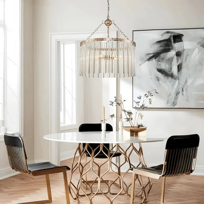 Andalucian Round Chandelier 24"35" - cyranlamps
