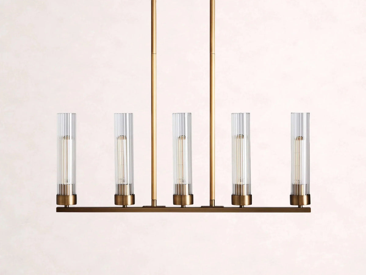 Andreas Linear Chandelier - Cyran Lamps
