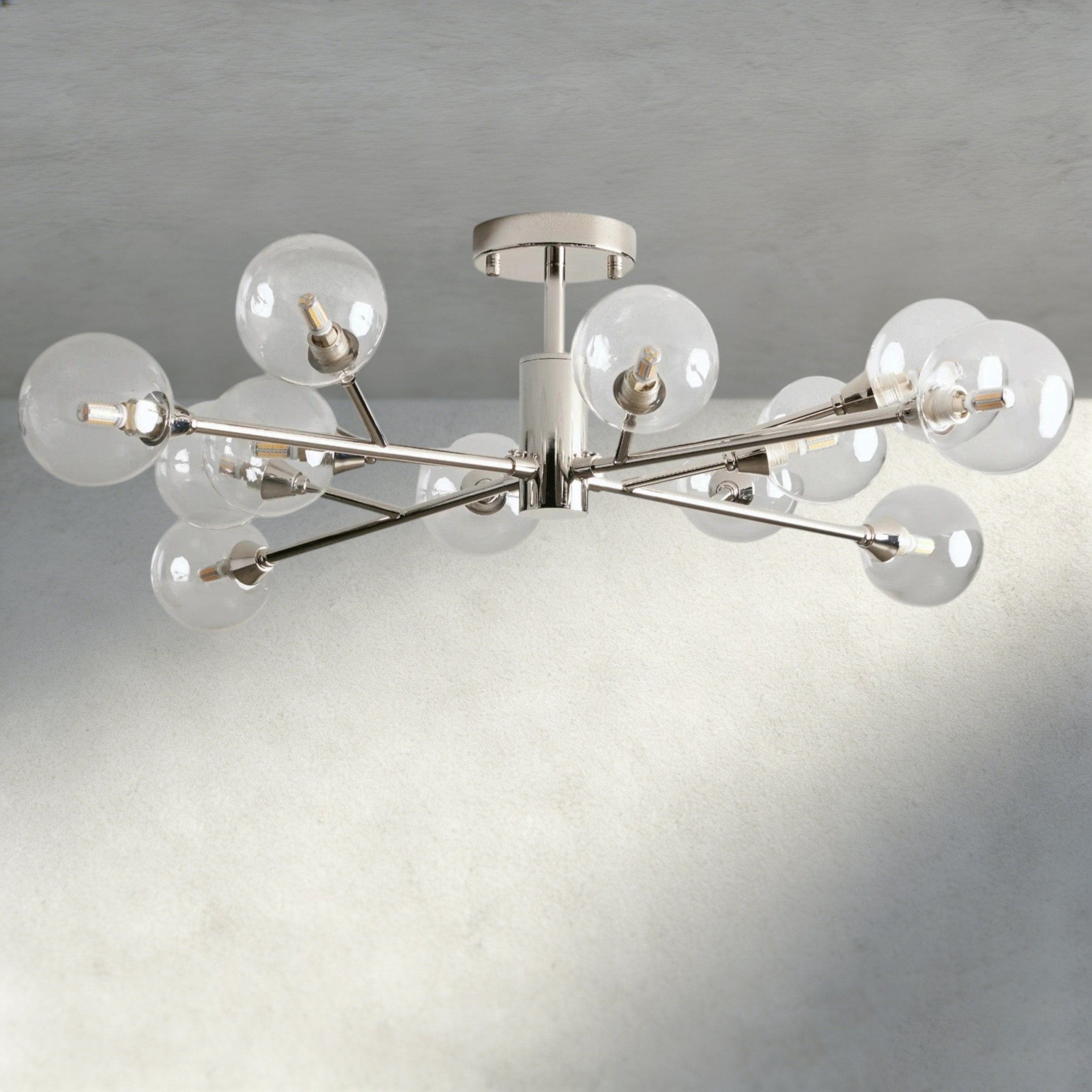 Apollo Flush Mount 20", 36", 47" - Cyran Lamps