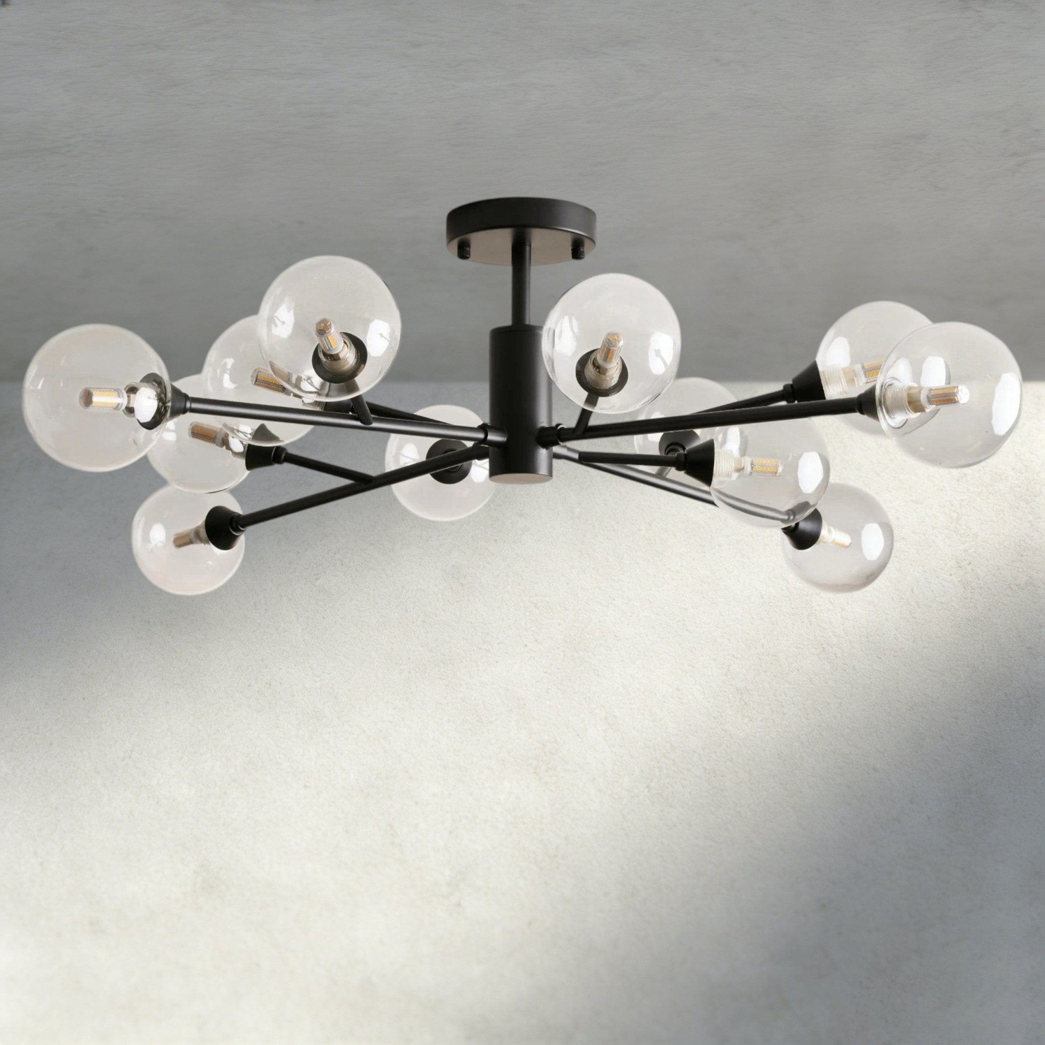 Apollo Flush Mount 20", 36", 47" - Cyran Lamps