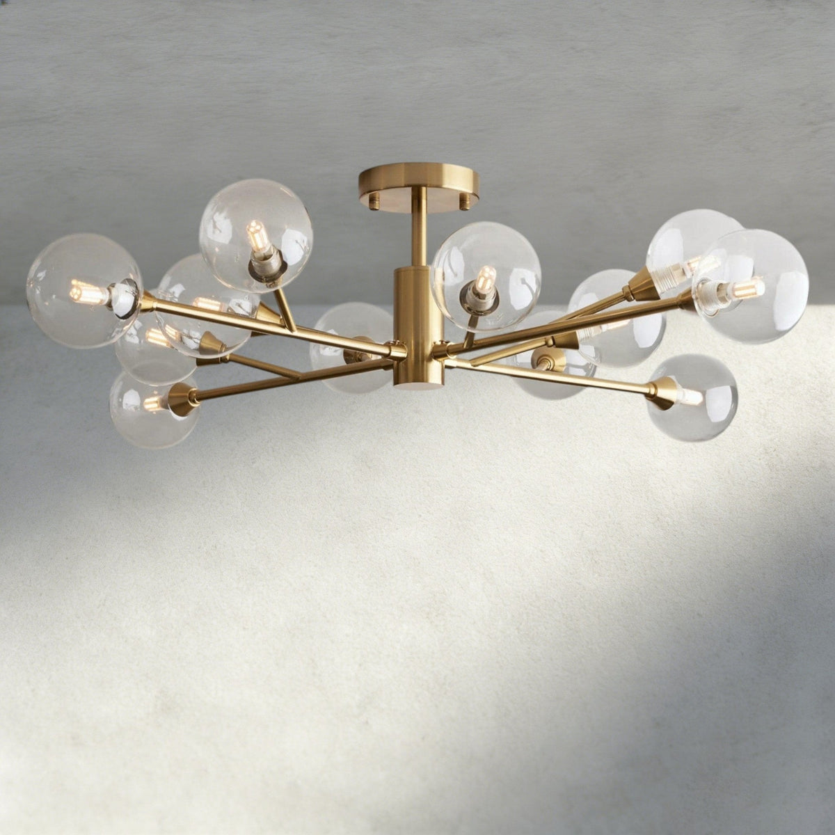 Apollo Flush Mount 20", 36", 47" - Cyran Lamps