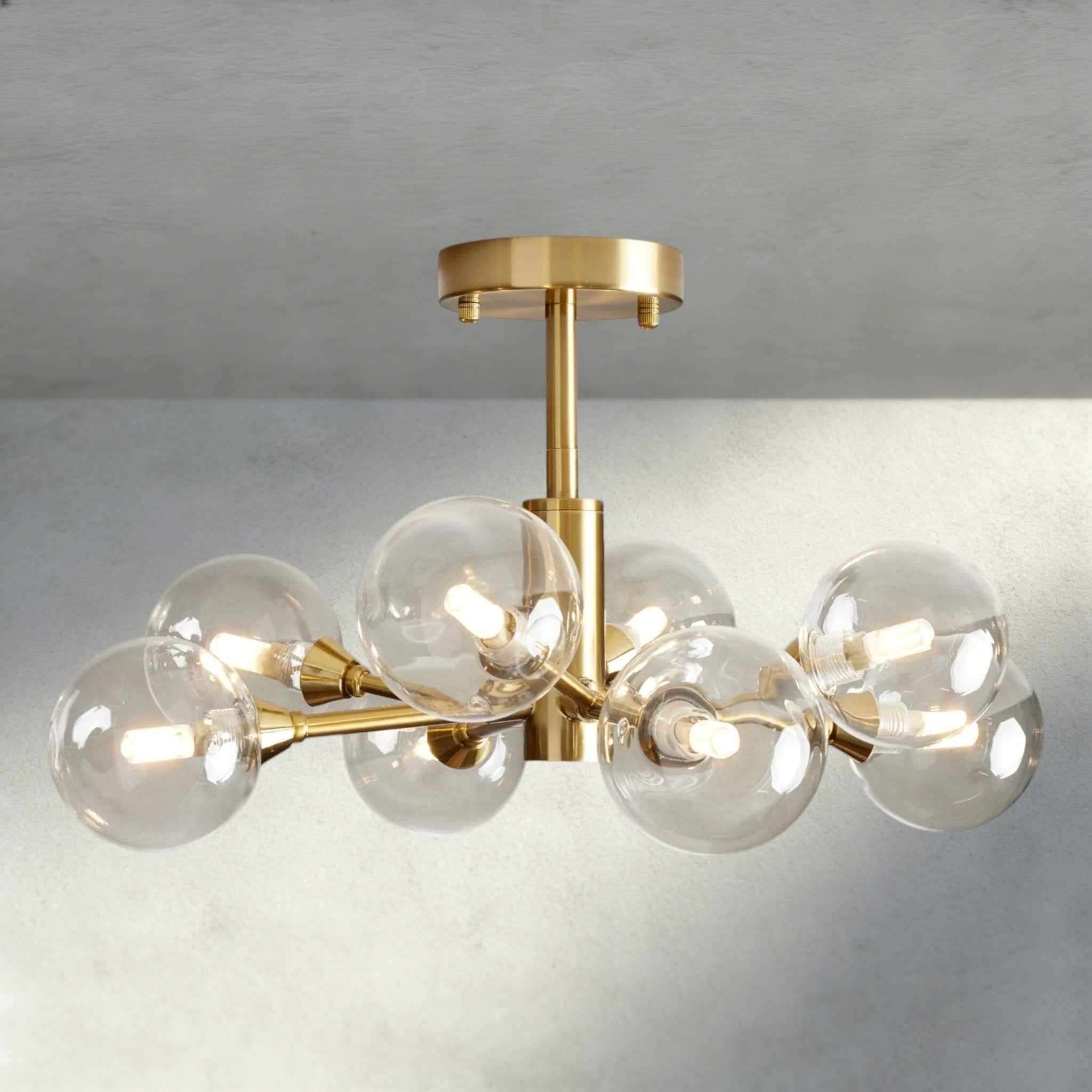 Apollo Flush Mount 20", 36", 47" - Cyran Lamps