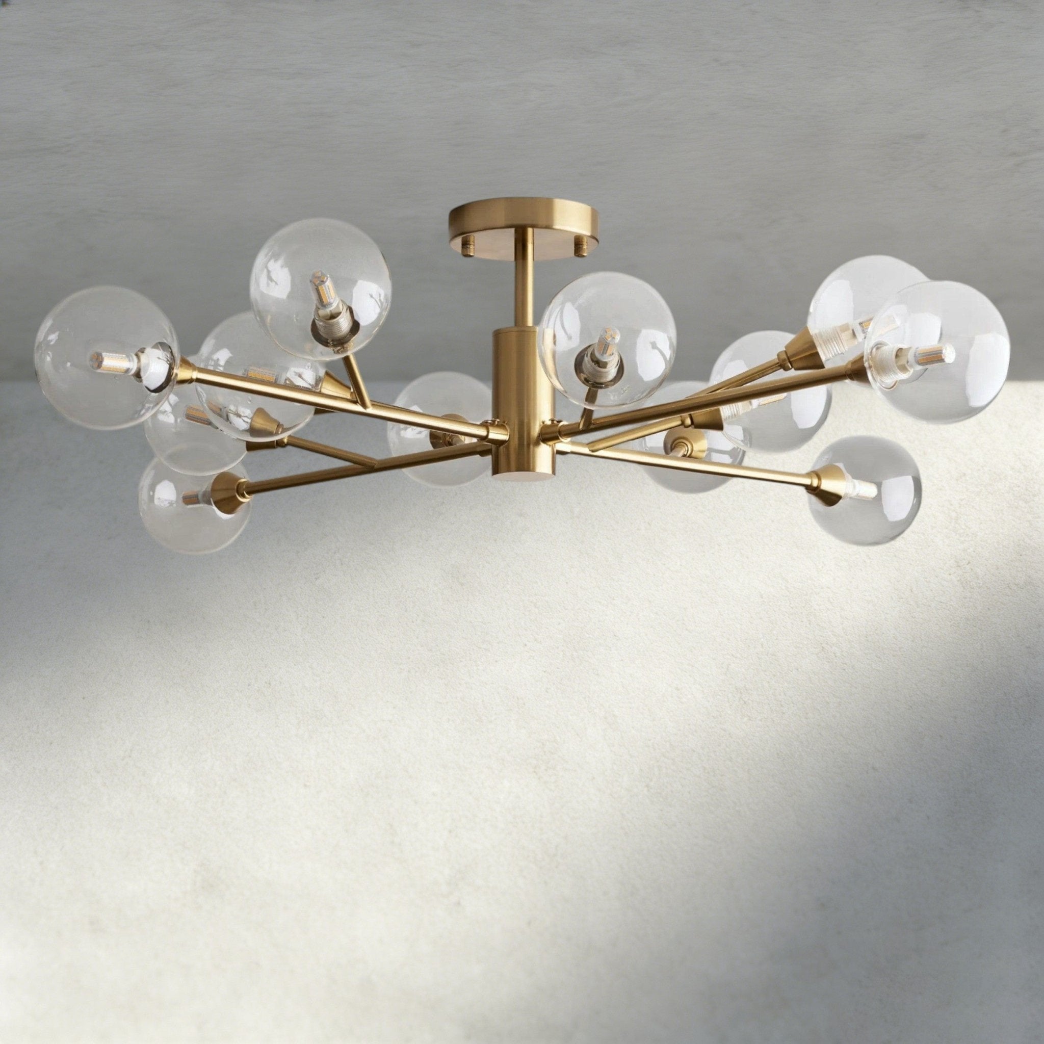 Apollo Flush Mount 20", 36", 47" - Cyran Lamps