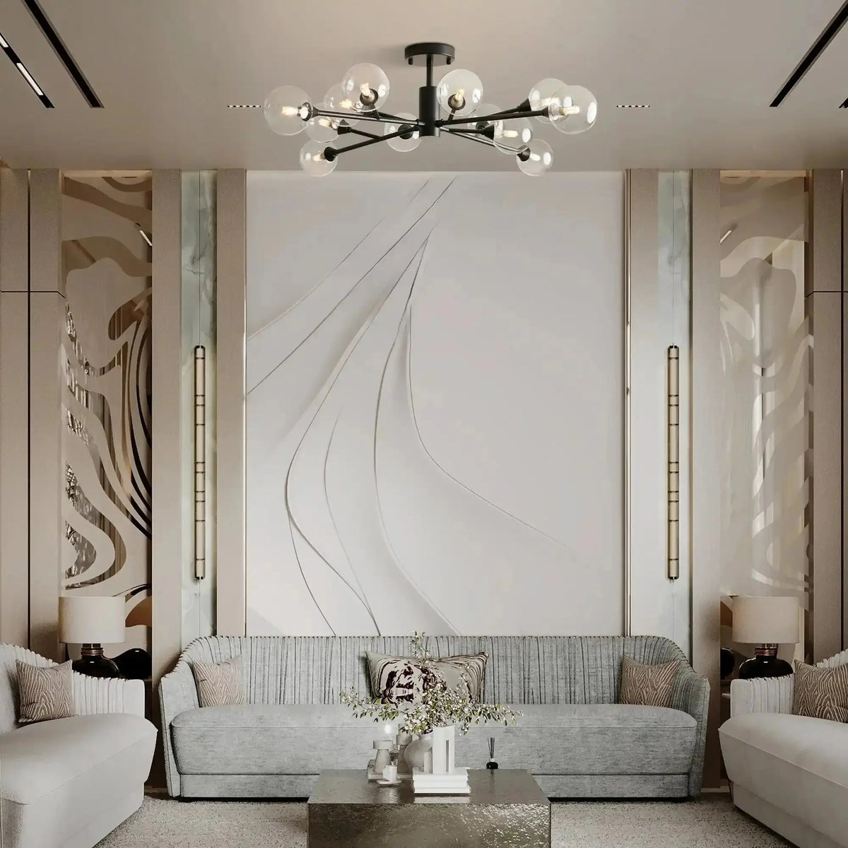 Apollo Flush Mount - cyranlamps