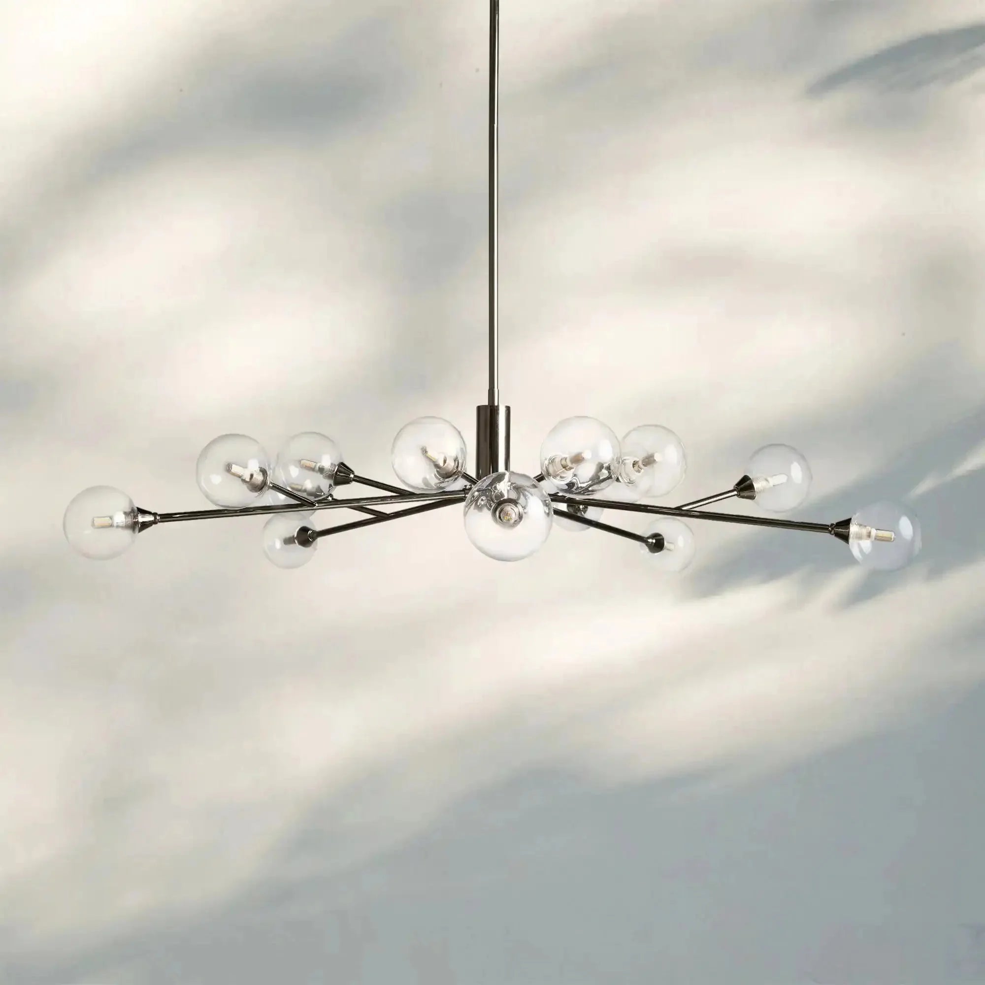 Apollo Round Chandelier 36" 47" 59" - cyranlamps